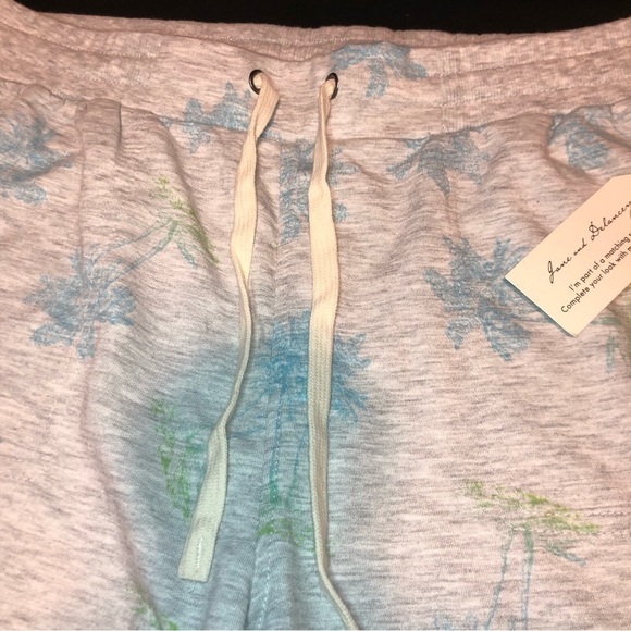 𝅺NWT Jane And Delancey Womens M Wide Leg Cropped Elastic Waist Drawstring Pants - Picture 6 of 12